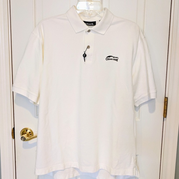 Ashworth Other - Ashworth white short sleeve polo shirt